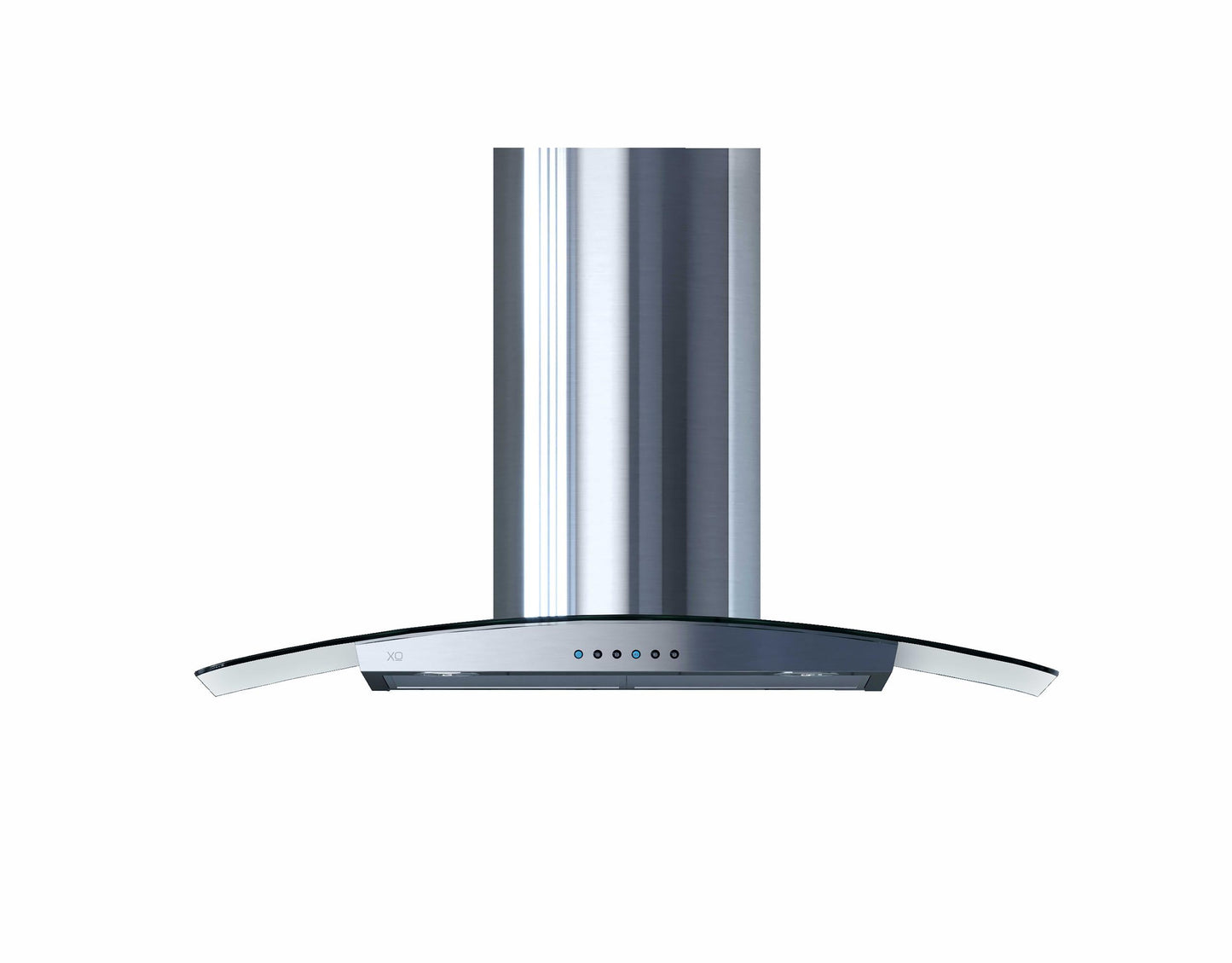 XO APPLIANCE XOM30GC 30" CCC 600/395 CFM Wall Chimney Hood Stainless/Glass in Stainless Steel - XOM30GC