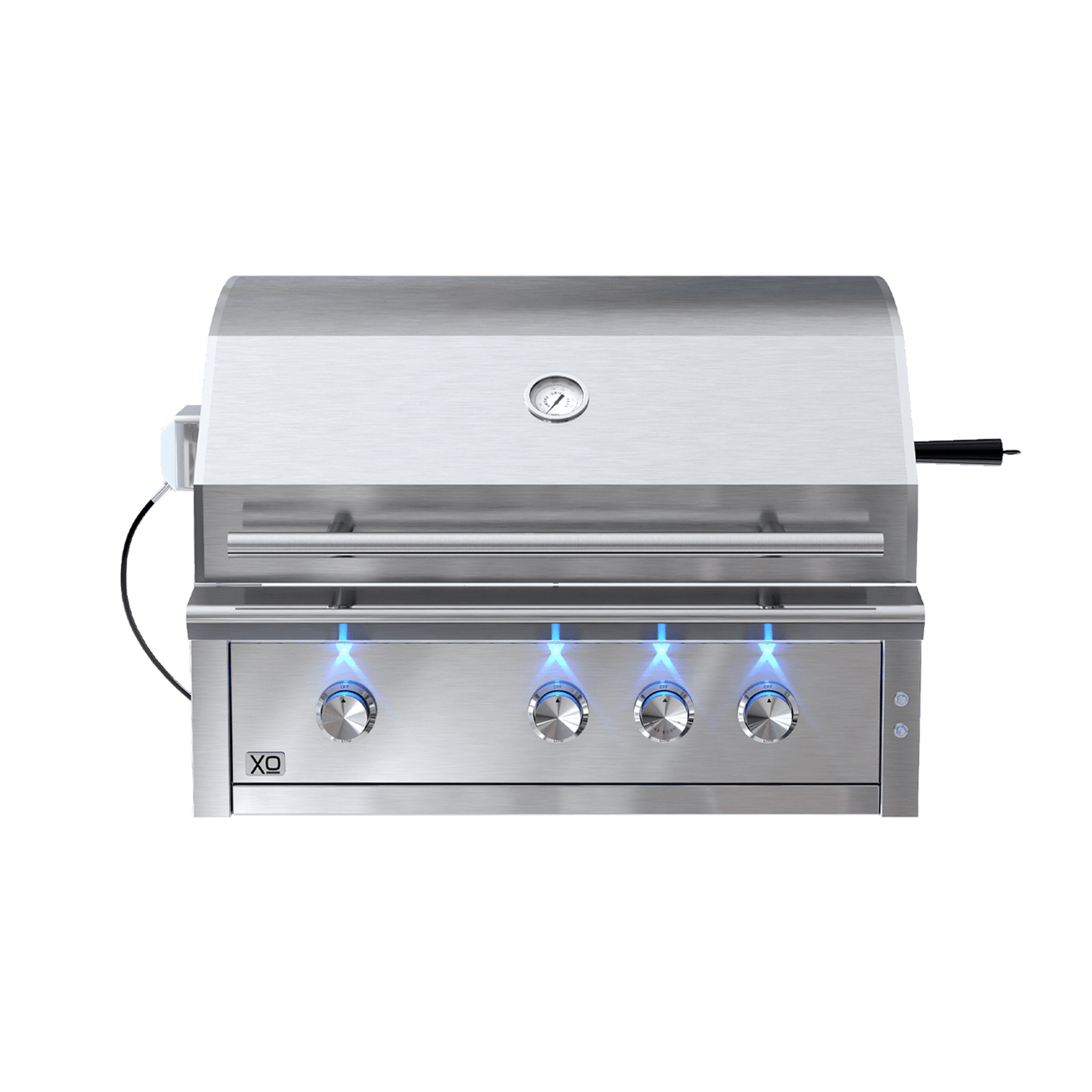 XO APPLIANCE XOGRILL36L 36" Grill 3 Burner with Rotiss Burner LP in Stainless Steel - XOGRILL36L