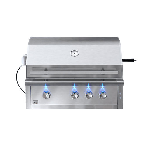 XO APPLIANCE XOGRILL36L 36" Grill 3 Burner with Rotiss Burner LP in Stainless Steel - XOGRILL36L
