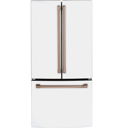 CAFE  ENERGY STAR 18.6 Cu. Ft. Counter-Depth French-Door Refrigerator White - CWE19SP4NW2