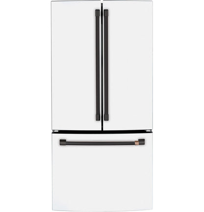CAFE  ENERGY STAR 18.6 Cu. Ft. Counter-Depth French-Door Refrigerator White - CWE19SP4NW2