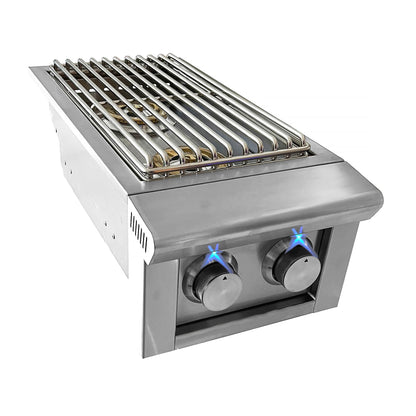 XO APPLIANCE XOGSIDEBXLTL XO Performance XLT Double Side Burner LP - XOGSIDEBXLTL