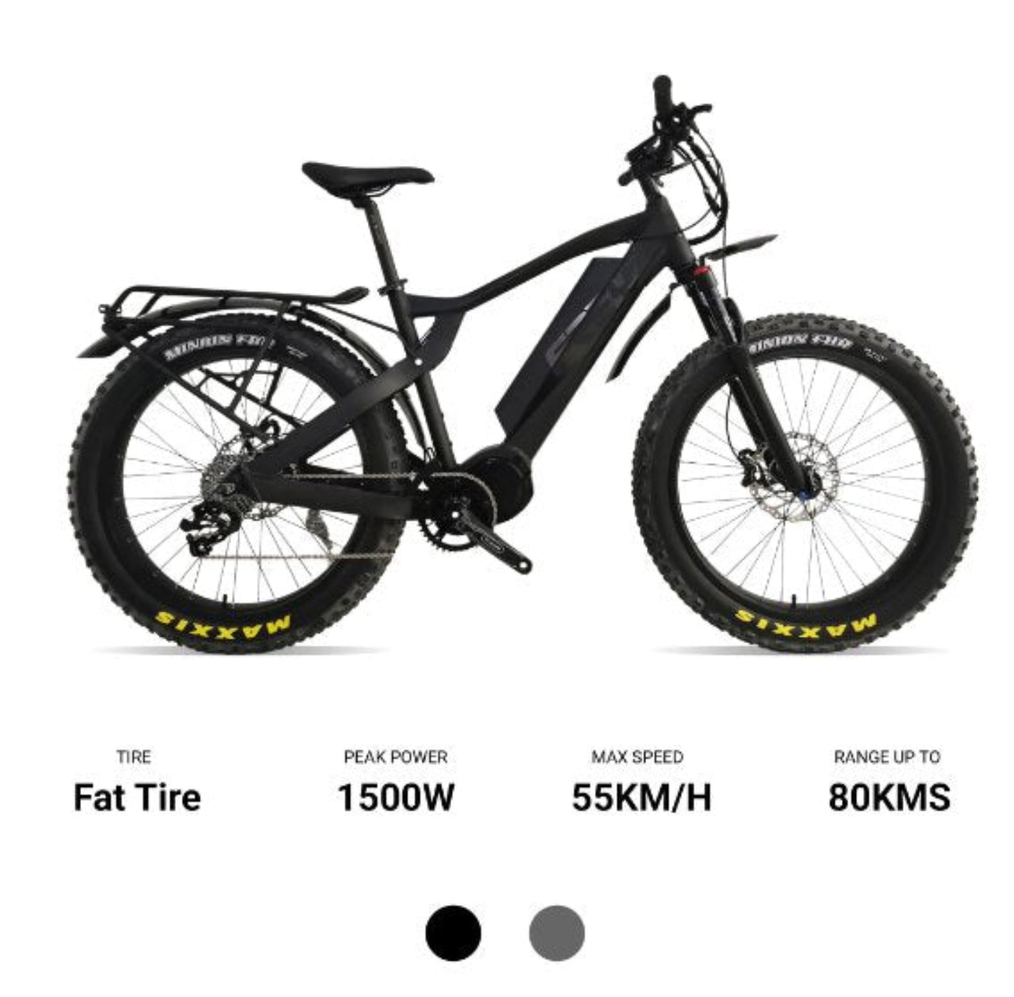 Adam Equipment Frey Bike- - Bafang M62 Electric Hunting Bike - Up To 34MPH - Hunter
