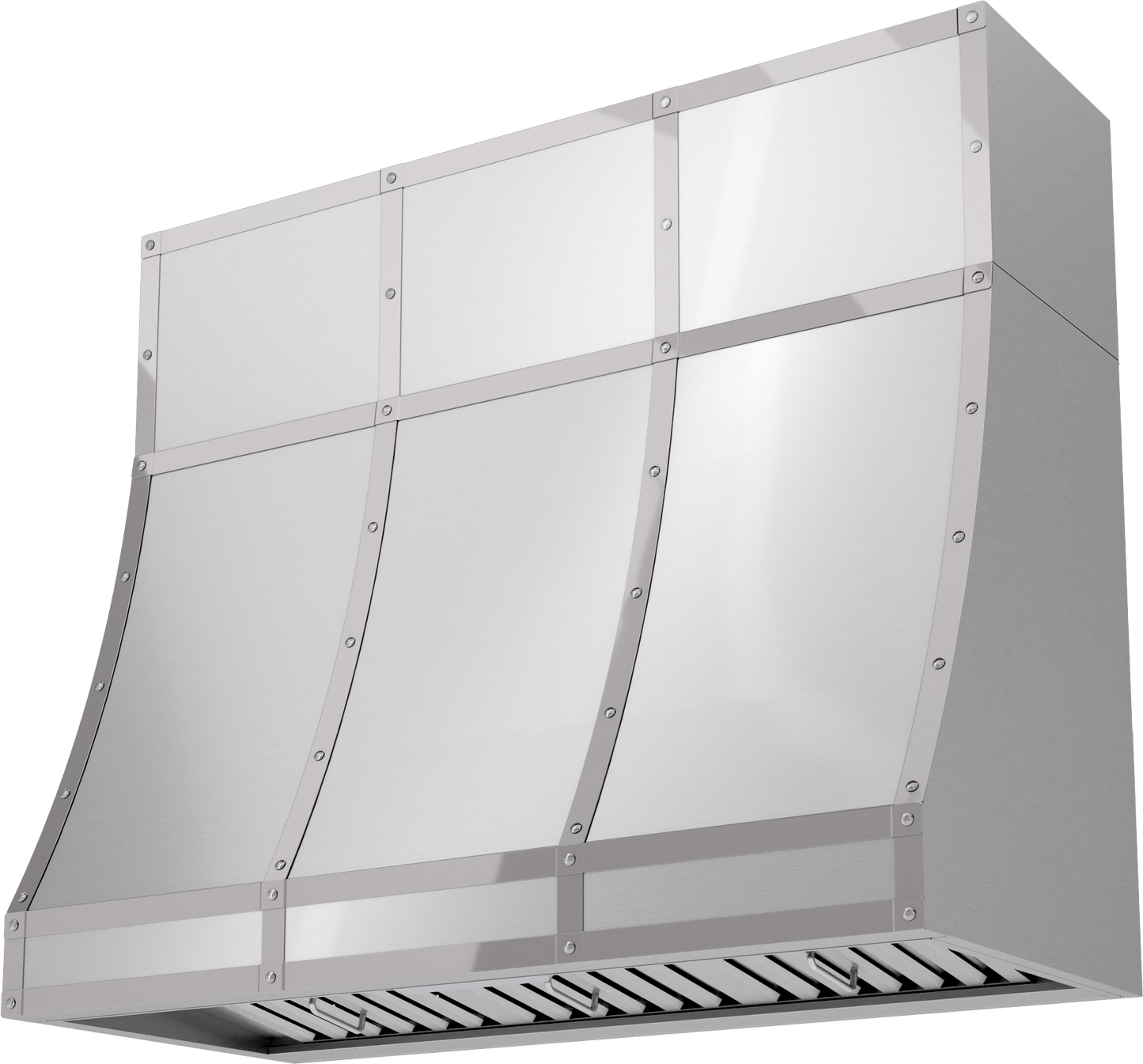 Zephyr DC14812AS Duct Cover, 48in x 12in, SS, w/SS Banding Stainless - DC14812AS