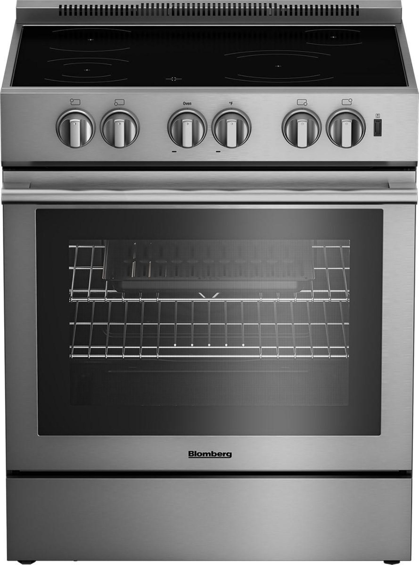 BLOMBERG APPLIANCES BERU30422SS 30in electric stainless range with 5.7 cu ft self clean oven, 4 burner in Stainless Steel - BERU30422SS