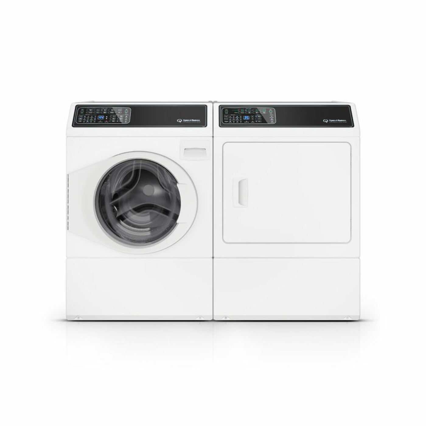 SPEED QUEEN DF7004WG DF7 Sanitizing White Gas Dryer with Front Control Pet Plus Steam Over-Dry Protection Technology ENERGY STAR White - DF7004WG