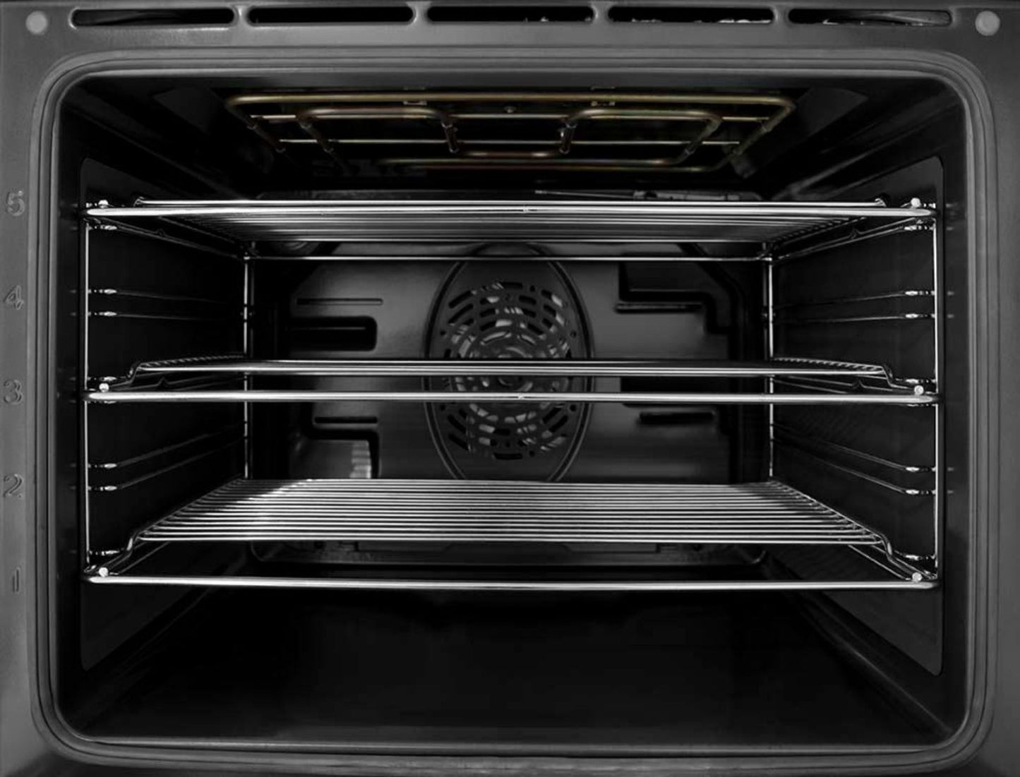 BLOMBERG APPLIANCES BERU24102SS 24in Electric, convection w/fan and circular element, smooth top 4 zone, in Stainless Steel - BERU24102SS