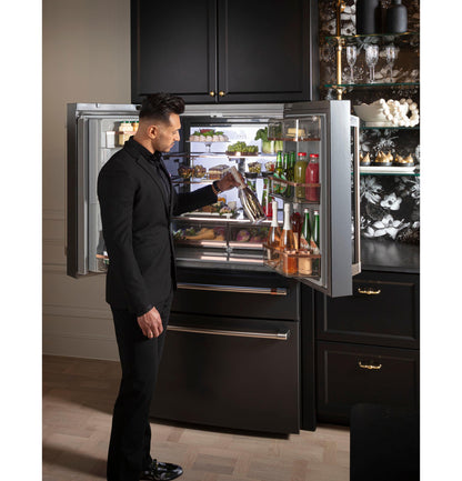 CAFE CVE28DP3ND1 CAFé™ ENERGY STAR® 27.8 Cu. Ft. Smart 4-Door French-Door Refrigerator Black