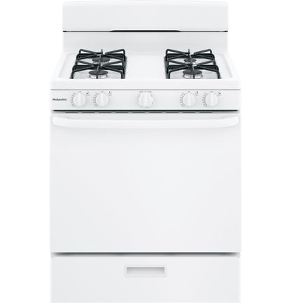 HOTPOINT Hotpoint 30" Free-Standing Gas Range White - RGBS300DMWW