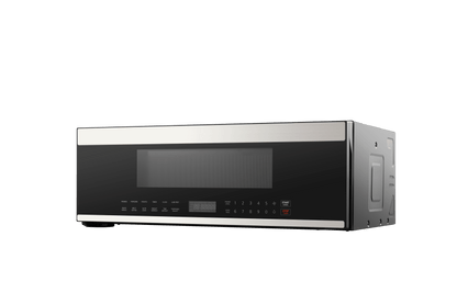 XO APPLIANCE XOOTR30LPS Low-Profile 30" Over-The-Range Microwave Oven in Black Glass with in Stainless Steel Trim Black On Stainless - XOOTR30LPS