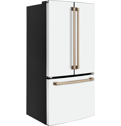 CAFE  ENERGY STAR 18.6 Cu. Ft. Counter-Depth French-Door Refrigerator White - CWE19SP4NW2