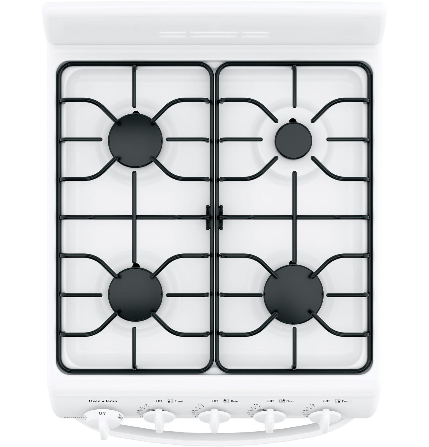 HOTPOINT Hotpoint 20" Front-Control Free-Standing Gas Range with Sealed Burners White - RGAS200DMWW