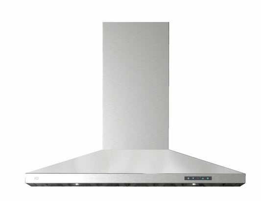 XO APPLIANCE XOJ42SC 42" CCC 600/395 CFM Italian Made Wall Mount Chimney Range Hood in Stainless Steel - XOJ42SC