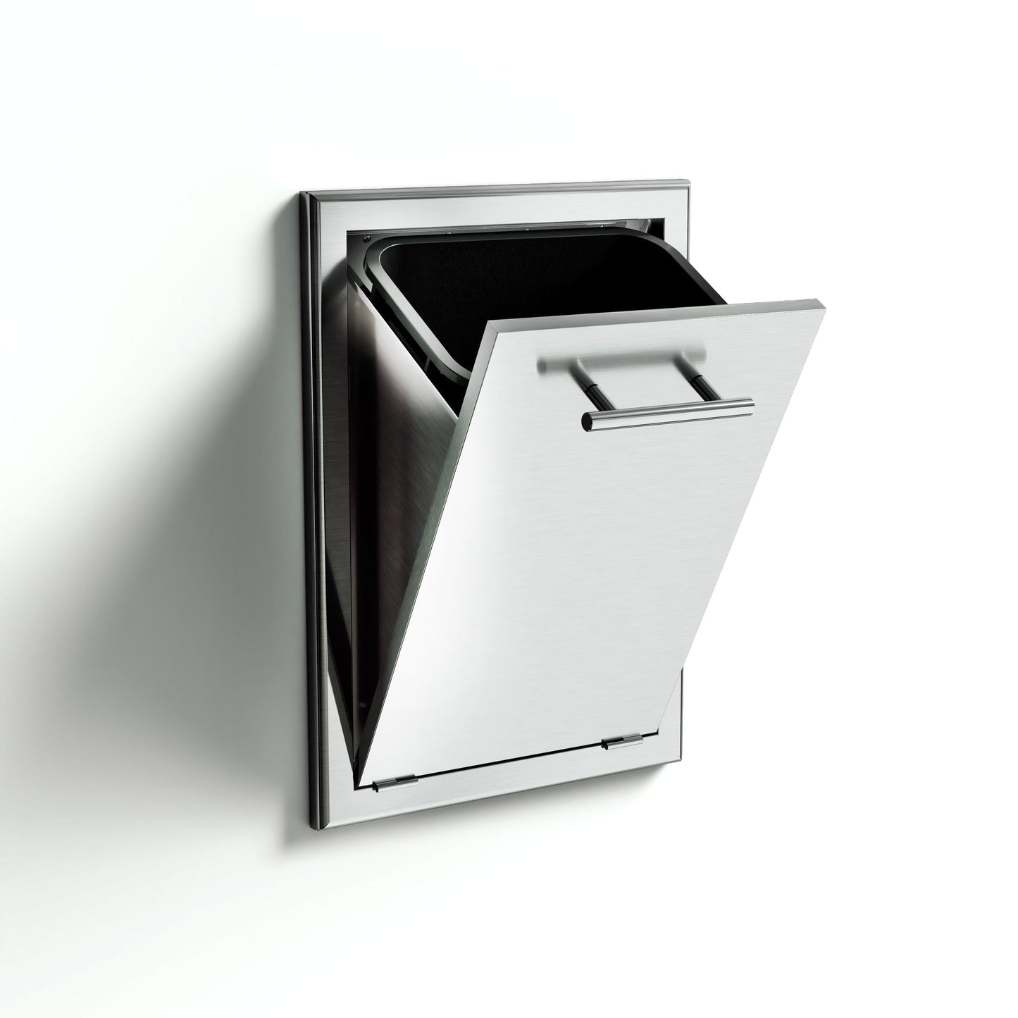 XO APPLIANCE XOG18TRASH1 18" in Stainless Steel Trash Tilt Out Center in Stainless Steel - XOG18TRASH1