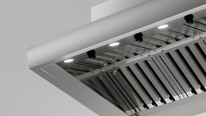 XO APPLIANCE XOGV48S Outdoor hood, 48"W, 33"D, 18"T, 1200CFM, LEDs, pro baffle filters in Stainless Steel - XOGV48S