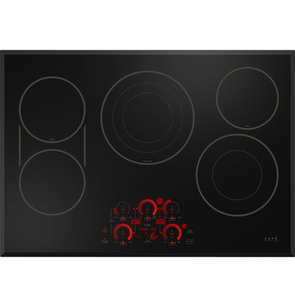 CAFE  30" Touch-Control Electric Cooktop Black - CEP90301TBB
