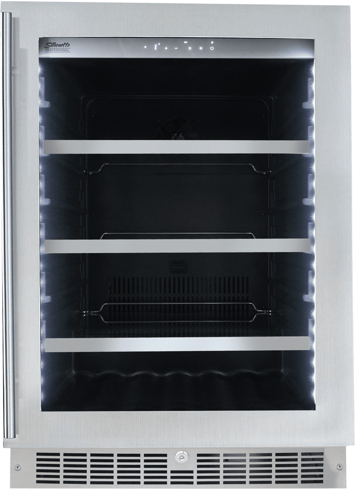 SILHOUETTE Silhouette Pro - 24" Built-in Beverage Center in Stainless Steel - SPRBC056D1SS