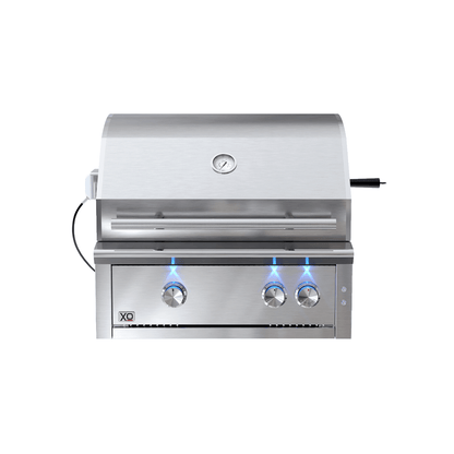 XO APPLIANCE XOGRILL30L 30" Grill 2 Burner with Rotiss Burner LP in Stainless Steel - XOGRILL30L