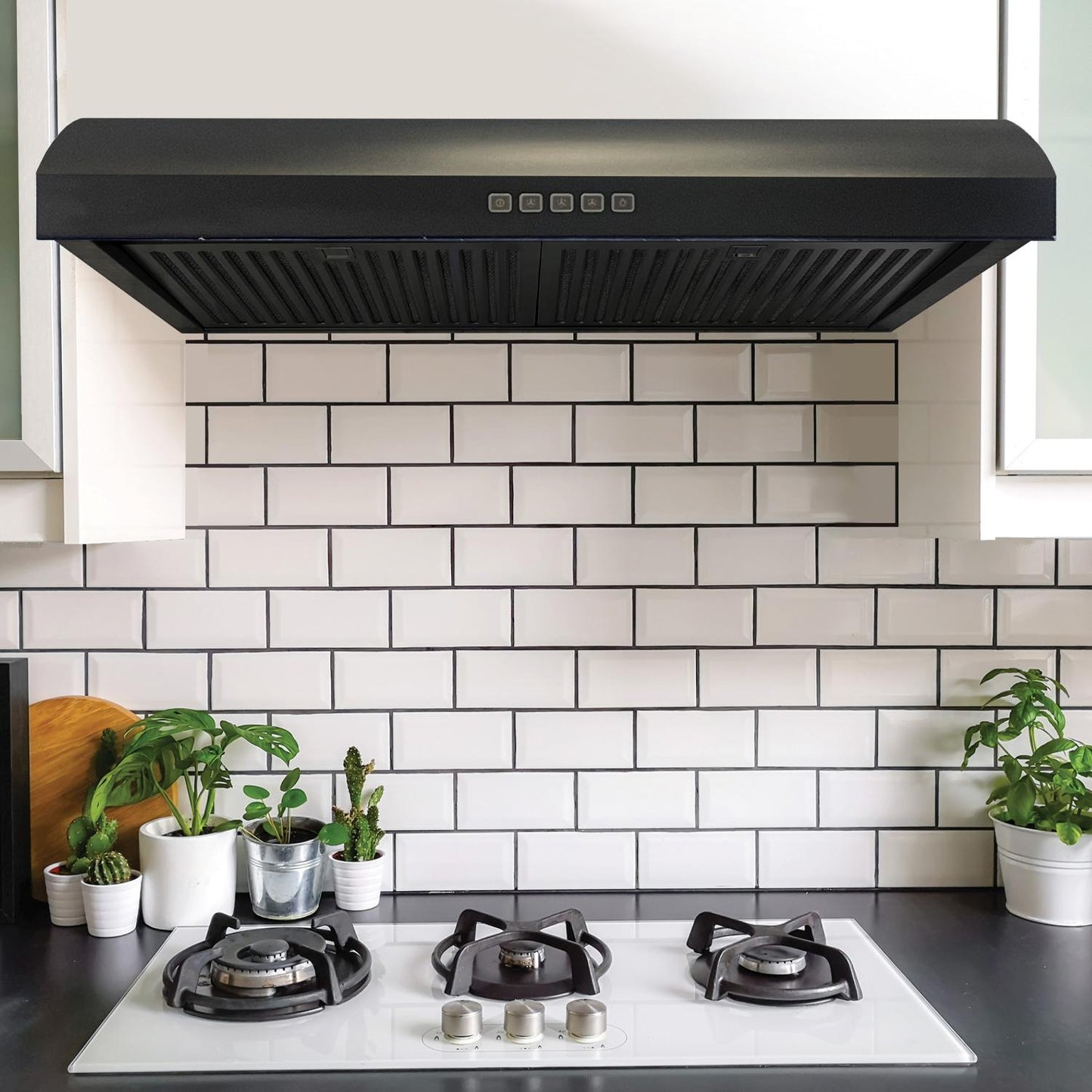 XO APPLIANCE XOE230B 30" 400 CFM Under Cabinet Range Hood Black - XOE230B