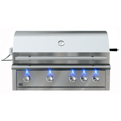XO APPLIANCE XOGRILL42L 42" Grill 4 Burner with Rotiss Burner LP in Stainless Steel - XOGRILL42L