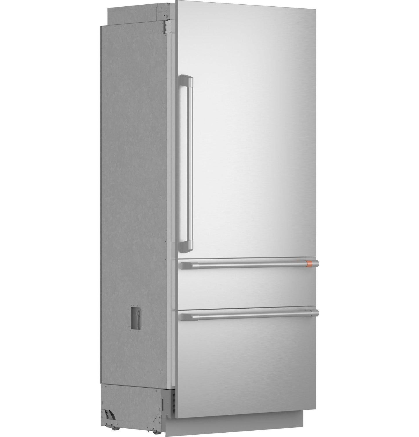 CAFE 36" Integrated Bottom-Freezer Refrigerator in Stainless Steel - CIC36RP2VS1