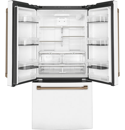CAFE  ENERGY STAR 18.6 Cu. Ft. Counter-Depth French-Door Refrigerator White - CWE19SP4NW2