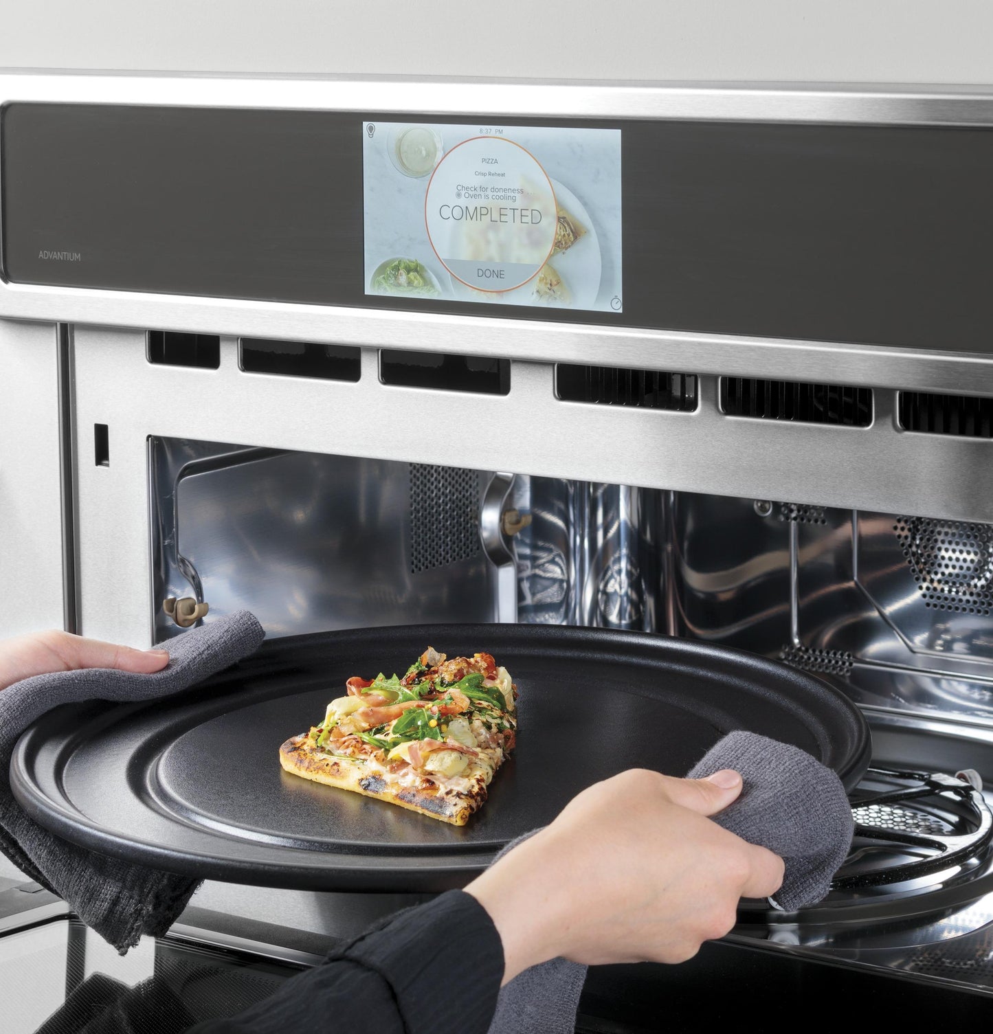 CAFE  30" Custom Speed Cook Oven with 120V Advantium Technology White - CSB913P4VW2
