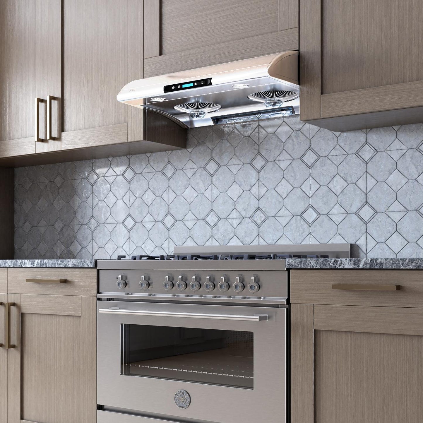 XO APPLIANCE XOA30W 550 CFM 30" Filter Free Under Cabinet Range Hood White - XOA30W