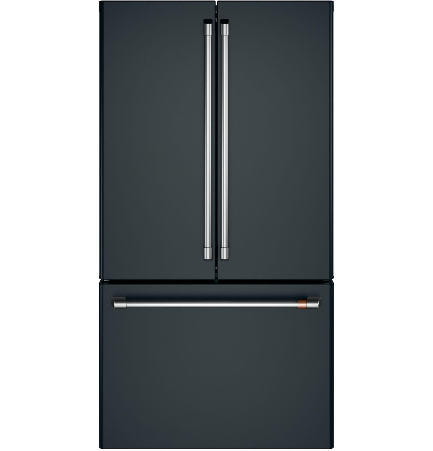 CAFE  ENERGY STAR 23.1 Cu. Ft. Smart Counter-Depth French-Door Refrigerator Black - CWE23SP3MD1