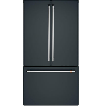 CAFE  ENERGY STAR 23.1 Cu. Ft. Smart Counter-Depth French-Door Refrigerator Black - CWE23SP3MD1
