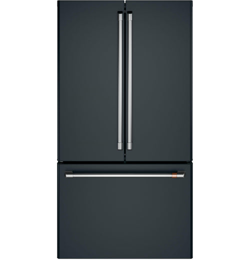 CAFE  ENERGY STAR 23.1 Cu. Ft. Smart Counter-Depth French-Door Refrigerator Black - CWE23SP3MD1