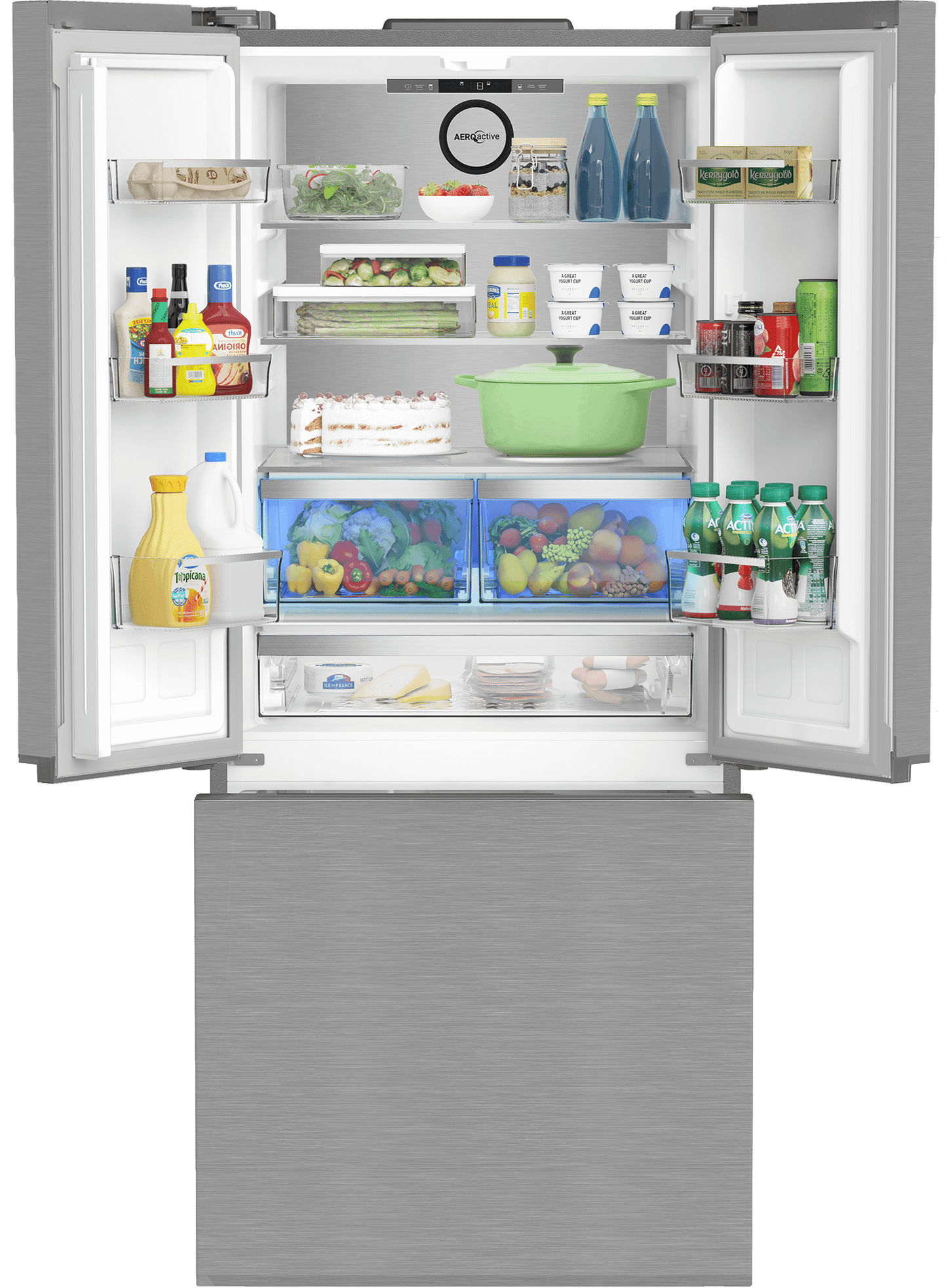 BLOMBERG APPLIANCES BRFD21612SS 30" Counter-Depth French Door Refrigerator, ENERGY STAR - BRFD21612SS
