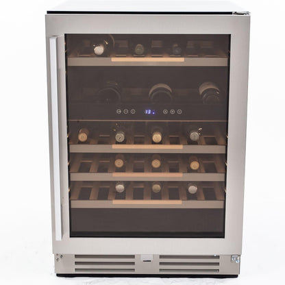 AVANTI WCSE47R3S Avanti ELITE Series Wine Cooler, 47 Bottle Capacity - in Stainless Steel / 47 Bottles in Stainless Steel