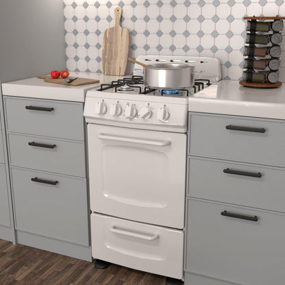 AVANTI Avanti 20" Gas Range Oven White - GRO20P0W