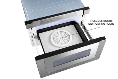 XO APPLIANCE XOMWD24SM 24" Built-In Microwave Drawer - Silver Mirror Finish Silver - XOMWD24SM