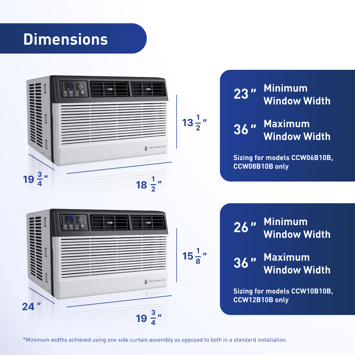 Friedrich 6,000 BTU  Chill Premier Window Air Conditioner