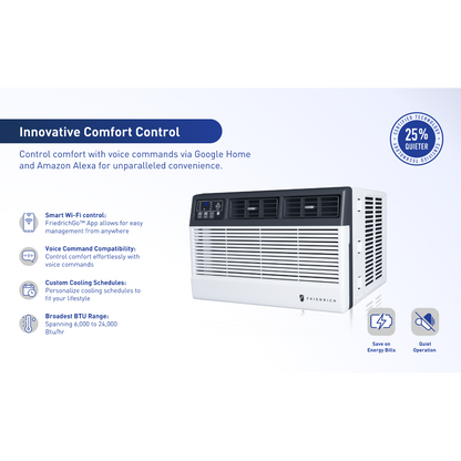 Friedrich 6,000 BTU  Chill Premier Window Air Conditioner
