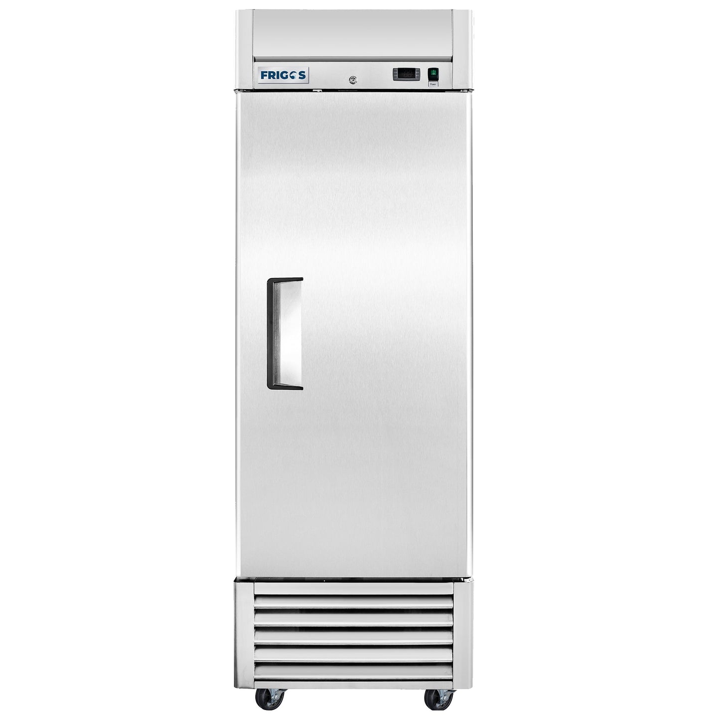 Frigos Commercial Reach in Freezer 27" Width Solid 1 Door 21  with Aluminum Interior with 304 Stainless Steel Floor - FG-FZ-1D