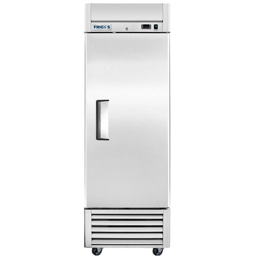 Frigos Commercial Reach in Freezer 27" Width Solid 1 Door 21  with Aluminum Interior with 304 Stainless Steel Floor - FG-FZ-1D