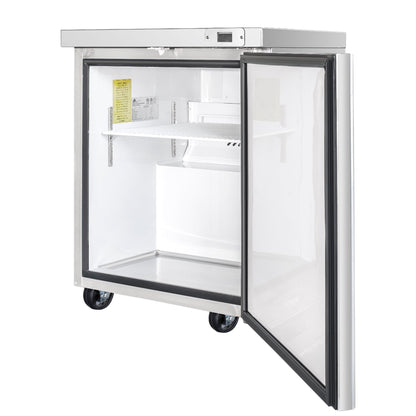 Frigos Commercial Undercounter Refrigerator 29” Width 1 Door with Aluminum Interior with 304 Stainless Steel Floor - FG-UCRF-29