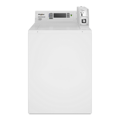WHIRLPOOL COMMERCIAL Commercial Top-Load Washer with Factory-Installed Coin Drop and Coin Box White - CAE2779JQ