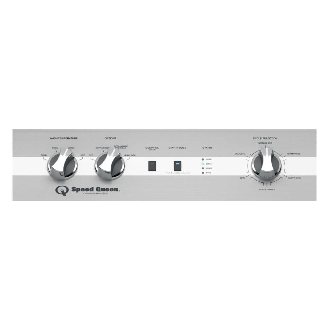 SPEED QUEEN TC5003WN TC5 Top Load Washer with Speed Queen Classic Clean No Lid LockWhite - TC5003WN