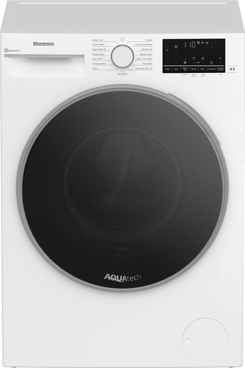 BLOMBERG APPLIANCES WM98220SX New 24in Front Load Washer white - 120V outlet req'd (pair w/ ventless dryer) - WM98220SX