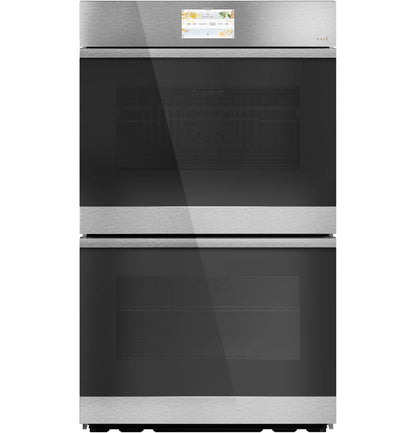 CAFE CAFé 30" Smart Built-In Convection Double Wall Oven in Platinum Glass Gray - CTD90DM2NS5