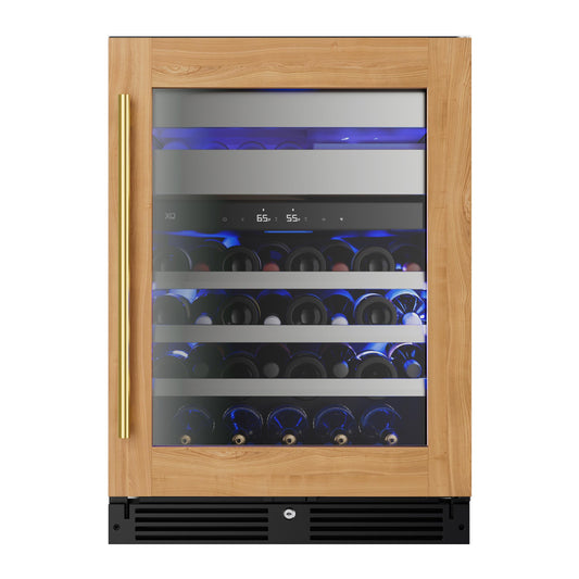 XO APPLIANCE XOU24WWGOR Wine and Weed 24" Panel Ready Glass, Right Hinge Custom Panel Ready - XOU24WWGOR