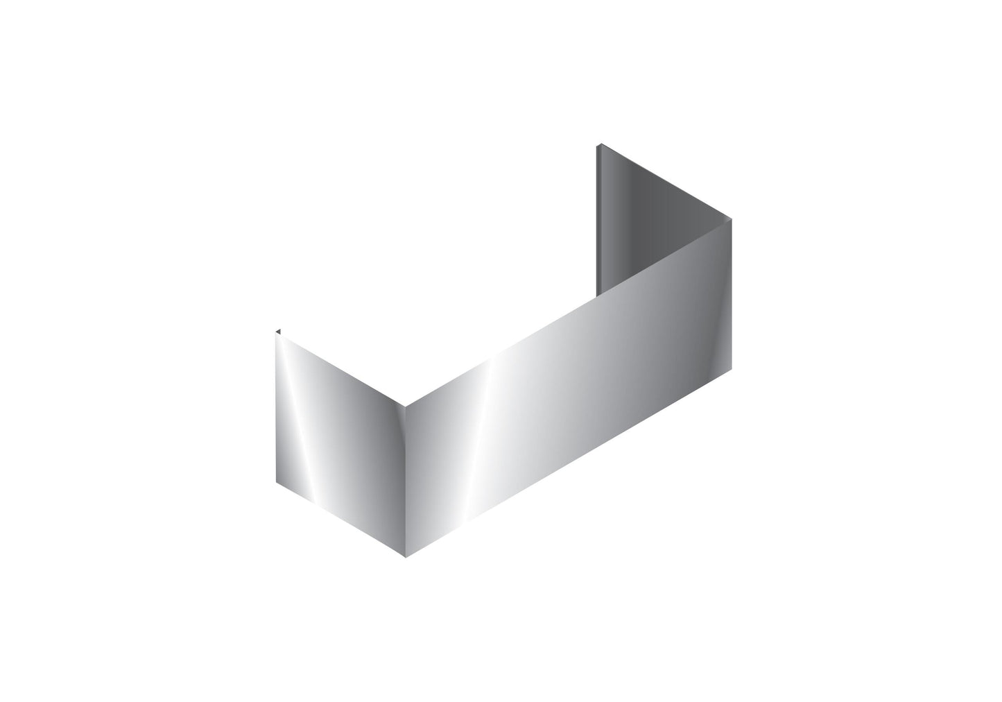 XO APPLIANCE XOTDC30S Optional Duct Cover For XOT1830S Fits 8' Ceiling in Stainless Steel - XOTDC30S