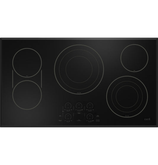 CAFE  36" Touch-Control Electric Cooktop Black - CEP90361TBB