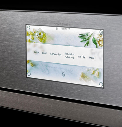 CAFE CAFé 30" Smart Built-In Convection Double Wall Oven in Platinum Glass Gray - CTD90DM2NS5