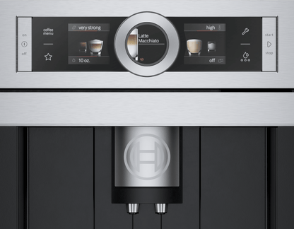 BOSCH BCM8450UC 800 Series, Built-In Fully Automatic Coffee Machine, Stainless steel, Removable water tank in Stainless Steel