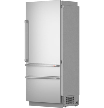 CAFE 36" Integrated Bottom-Freezer Refrigerator in Stainless Steel - CIC36RP2VS1